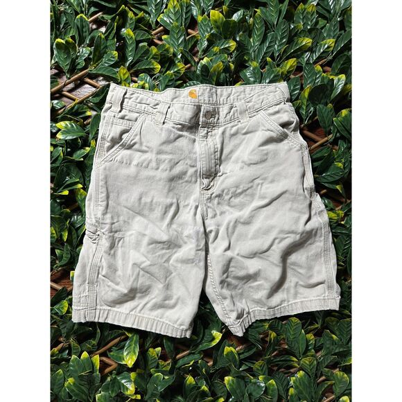 Carhartt Khaki Men's Shorts Size 34 - Picture 1 of 6